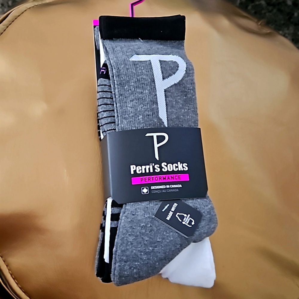 PERRI'S SOCKS PERFORMANCE UNISEX 3 PAIRS